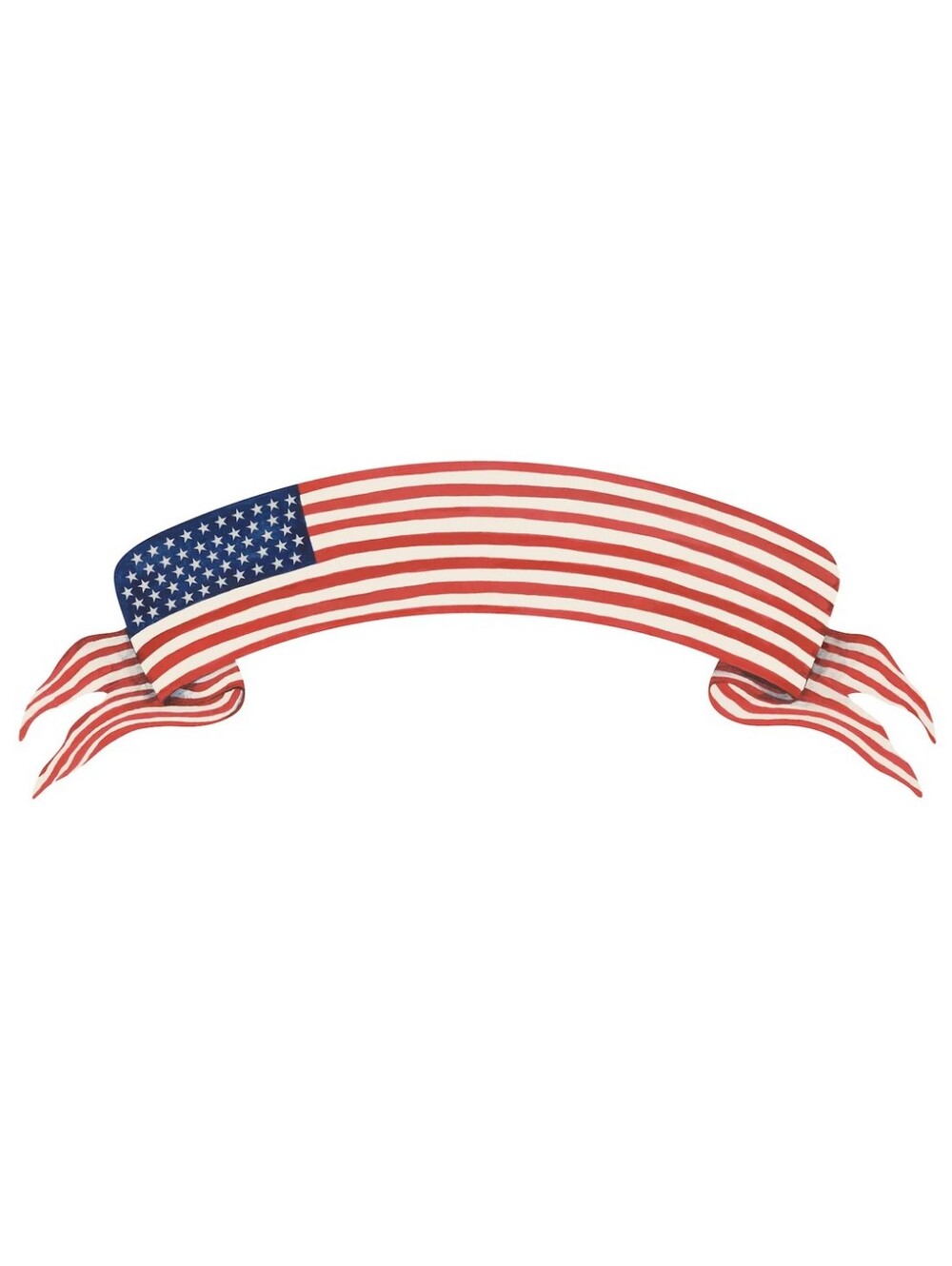 American Flag Banner Table Accent Hester & Cook